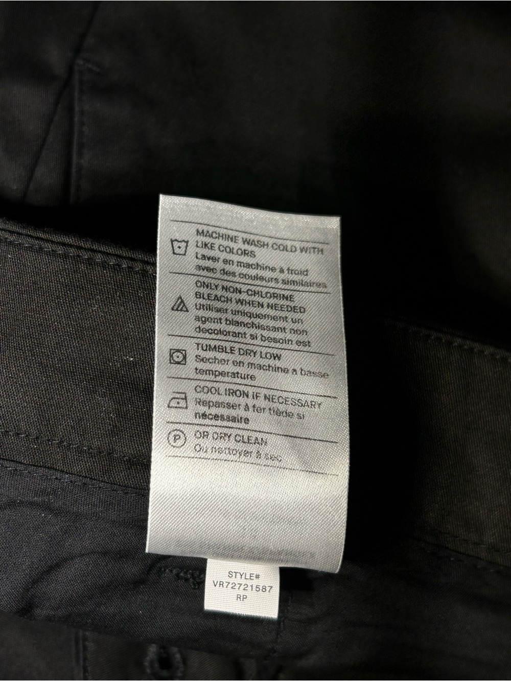 Vince - Men's Black Tailored Chino Golf Shorts - Picture 12 of 12